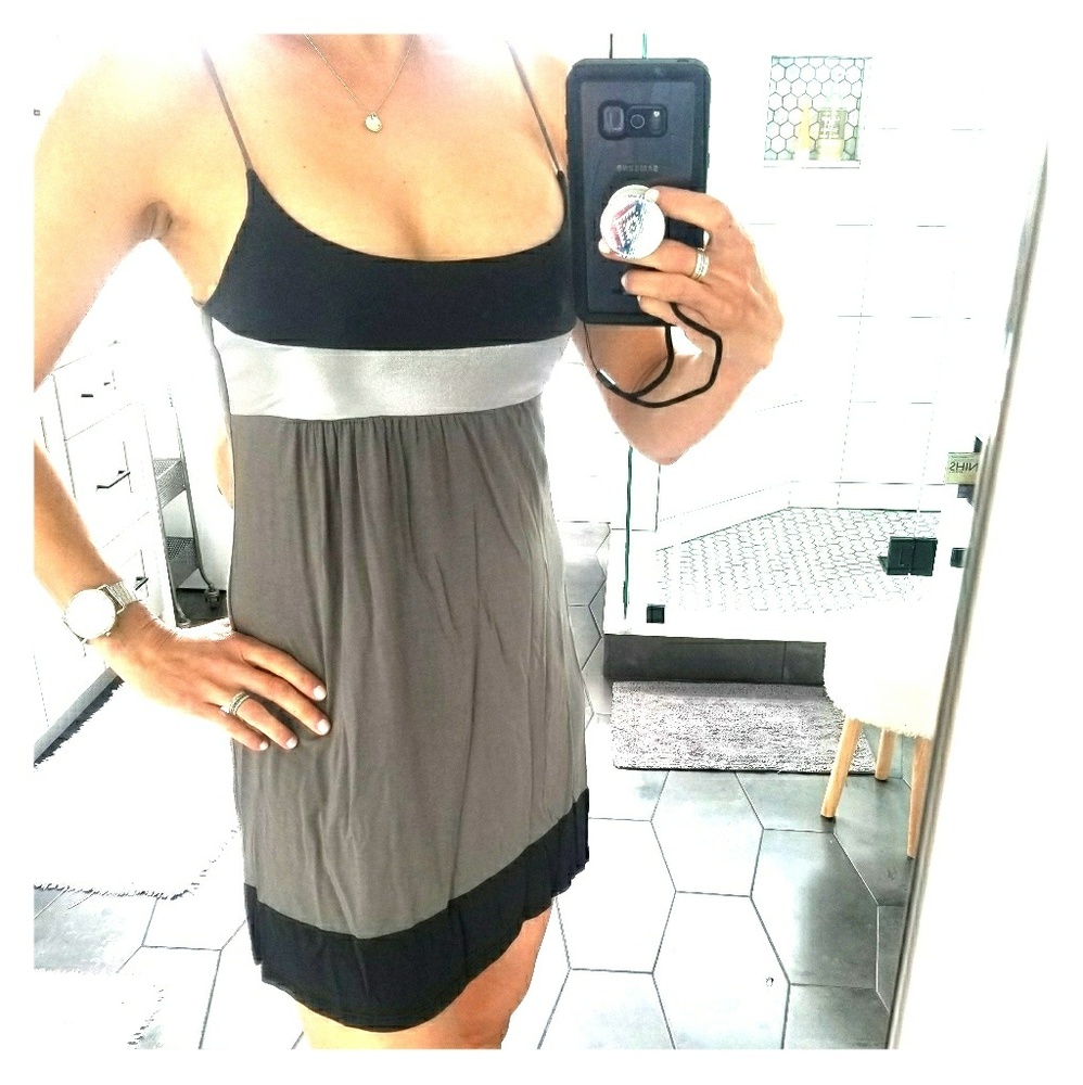 Grey/charcoal/silver dress
